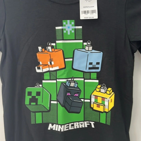 MINECRAFT Carters long sleeve shirt NWT - Picture 2 of 5